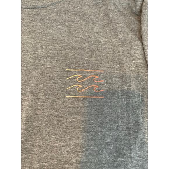 Billabong Men’s Long Sleeve T-Shirt – Size Small – Gray – Surf Skate Casual Tee - Picture 2 of 6